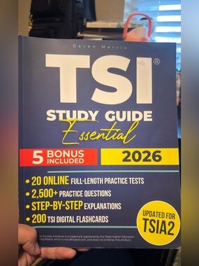 TSI Study Guide Essential 2026 – Blue